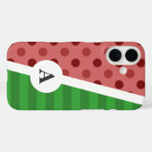 Watermeloen Polka Dot en Stripe Patroon Case-Mate iPhone Case (Achterkant (horizontaal))