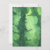 Watermeloen Pool Party Birthday Invitations Kaart (Achterkant)