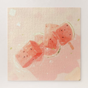 Watermeloen Popsile Legpuzzel