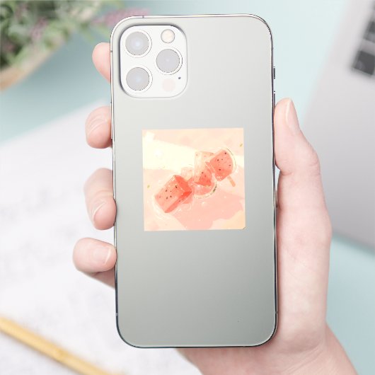 Watermeloen Popsile Sticker (Telefoon)