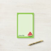 Watermeloen Post-it® Notes (Op bureau)