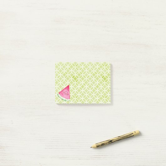 Watermeloen Post-it® Notes (Op bureau)