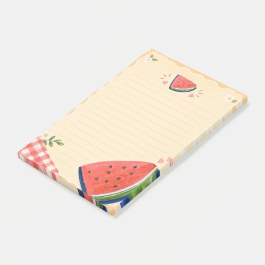 Watermeloen Post-it® Notes (Schuin)