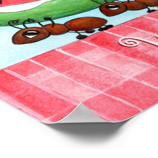 Watermeloen Poster (Hoek)