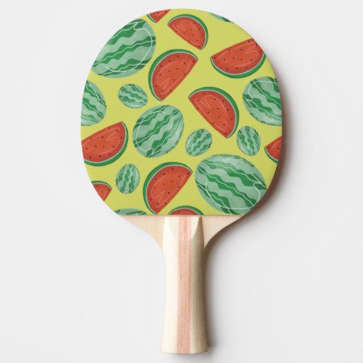 Watermeloen Print Ping Pong Paddle Tafeltennisbatje (Voorkant)