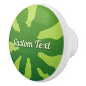 Watermeloen Rind Ceramic Knob. Keramische Knop (Rechts)