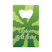 Watermeloen Rind Creditcard Fles Open Creditkaart Flessenopener (Voorkant)