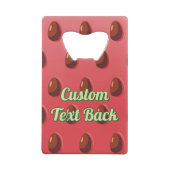 Watermeloen Rind Creditcard Fles Open Creditkaart Flessenopener (Achterkant)