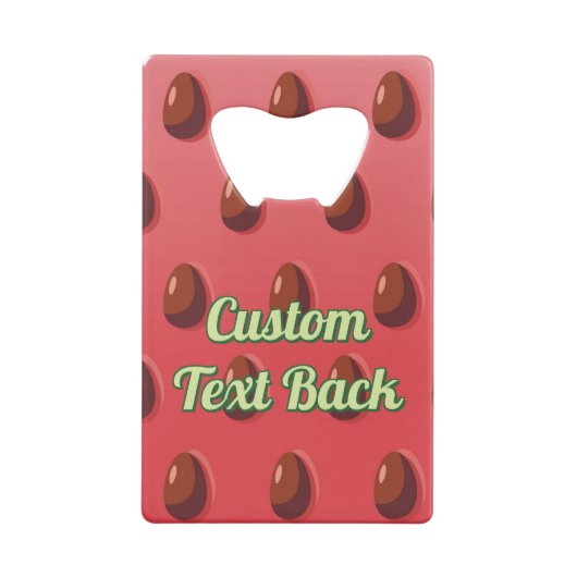 Watermeloen Rind Creditcard Fles Open Creditkaart Flessenopener (Achterkant)