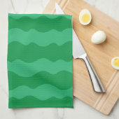 Watermeloen Rind Theedoek (Quarter Fold)