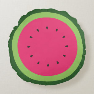 Watermeloen Rond Kussen