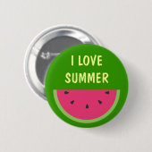Watermeloen Ronde Button 5,7 Cm (Voorkant /achterkant)