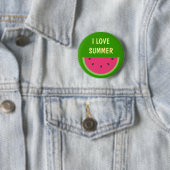 Watermeloen Ronde Button 5,7 Cm (In situ)