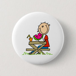Watermeloen Ronde Button 5,7 Cm
