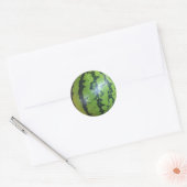 watermeloen ronde sticker (Envelop)