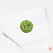 Watermeloen Ronde Sticker (Envelop)