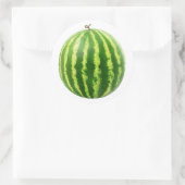 Watermeloen Ronde Sticker (Tas)