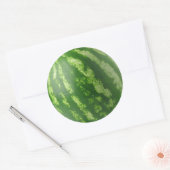 Watermeloen Ronde Sticker (Envelop)