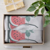 Watermeloen Rood & Groen Fruit Zomerpicknick Tissuepapier (Geschenk)