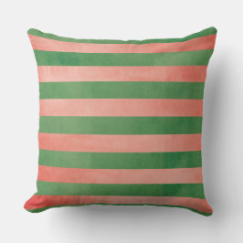 Watermeloen Roze en Groene Stripe Pijler buitenshu Buitenkussen