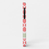 Watermeloen Roze en Licht Munt Lattice Aangepaste Case-Mate iPhone Case (Achterkant/links)