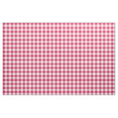 Watermeloen Roze en White Gingham Pattern Fabric Stof (Yard (91,4 cm))