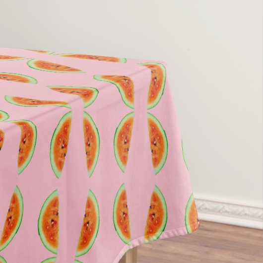 Watermeloen Roze Groene BBQ Zaden Zomer 4Elaine Tafelkleed (Voorbeeld)