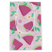 Watermeloen Roze Medium Cadeauzakje (Voorkant)