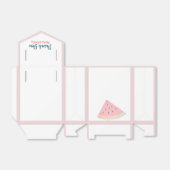 Watermeloen roze meisje verjaardag bedankdoosjes (Uitgevouwen)