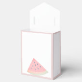 Watermeloen roze meisje verjaardag bedankdoosjes (Geopend)