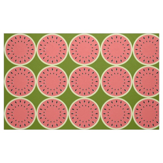 Watermeloen Roze Multi groot Stof (Fat Quarter)