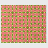 Watermeloen Roze Multi inpakpapier (Vlak)