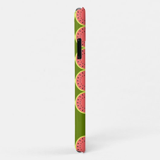 Watermeloen Roze Multi Name iPhone case (Achterkant/rechts)