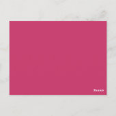 Watermeloen Roze Polka Dot Daisy Tafel Kaarten (Achterkant)