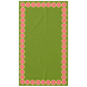 Watermeloen Roze rand tablecloge Tafelkleed (Voorkant)