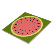 Watermeloen Roze Tegeltje (Zijkant)
