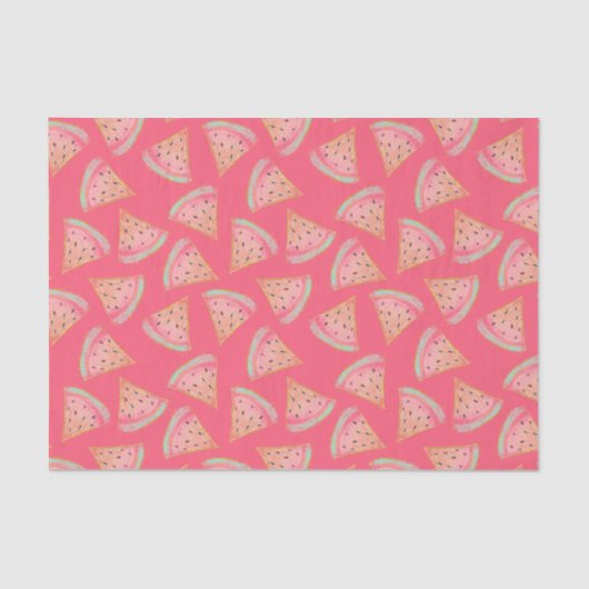 Watermeloen roze tissuepapier (Voorkant)