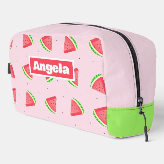 Watermeloen roze Toilettas Toilettasje (Rechterhoek)