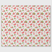 Watermeloen Roze Zomer Verjaardagsfeest Cadeaupapier (Vlak)