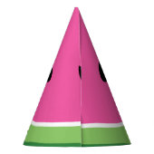 Watermeloen Schattige 1e Verjaardagsfeestje Petten Feesthoedjes (Achterkant)