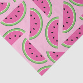 Watermeloen Schattige 1e Verjaardagsfeestje Weefse Tissuepapier (Detail)