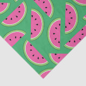 Watermeloen Schattige 1e Verjaardagsfeestje Weefse Tissuepapier (Detail)