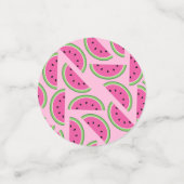 Watermeloen Schattige 1e Verjaardagsfeesttafel Dec Confetti (Kleine voorkant)