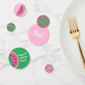 Watermeloen Schattige 1e Verjaardagsfeesttafel Dec Confetti (Groep)