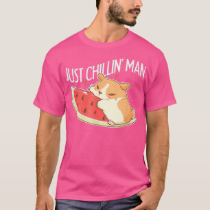 Watermeloen Schattigee Hamster Meloen Eater Pet T-shirt