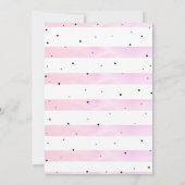 Watermeloen Schijf 1e Verjaardagsuitnodiging Kaart (Achterkant)