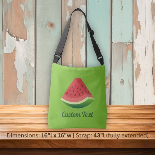 Watermeloen Schijf Crossbody Tas