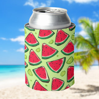 Watermeloen Schijf Feest | Leuke Zomer Fruit Patro Blikjeskoeler