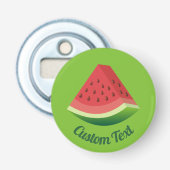 Watermeloen schijf flesopener button flesopener (Voorkant)