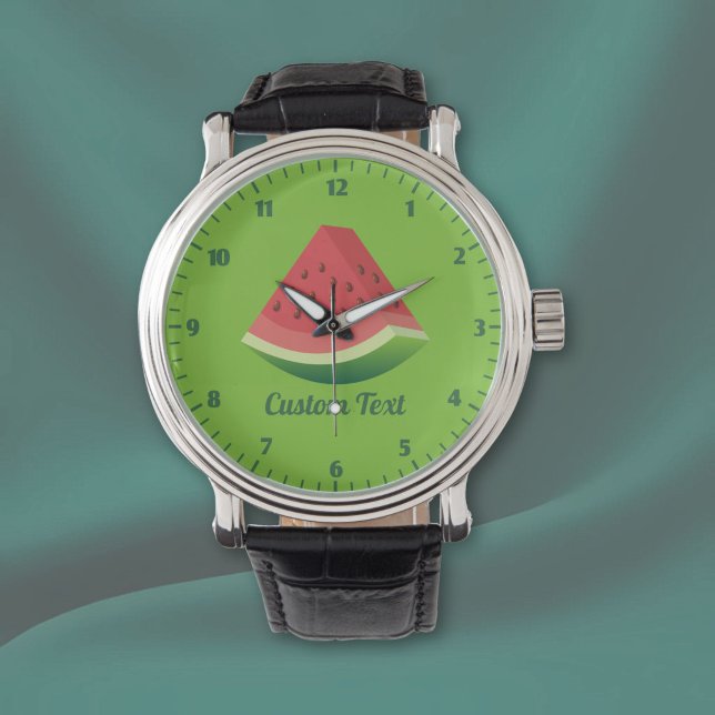 Watermeloen Schijf Horloge (Creator heeft geüpload)
